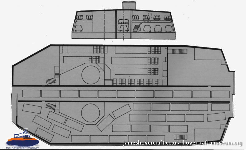 SEDAM N500 diagrams -  (credit: The <a href='http://www.hovercraft-museum.org/' target='_blank'>Hovercraft Museum Trust</a>).